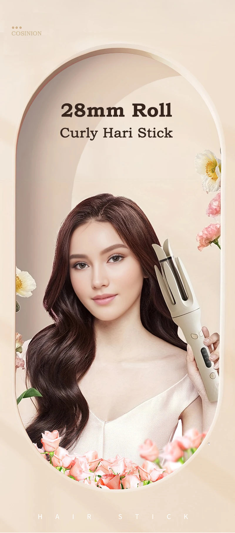 Glamique Automatischer Lockenwickler – Perfekte Locken auf Knopfdruck! ✨