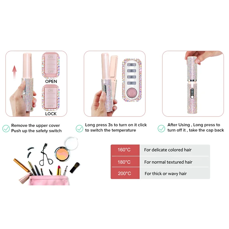 2-in-1 USB Glätteisen