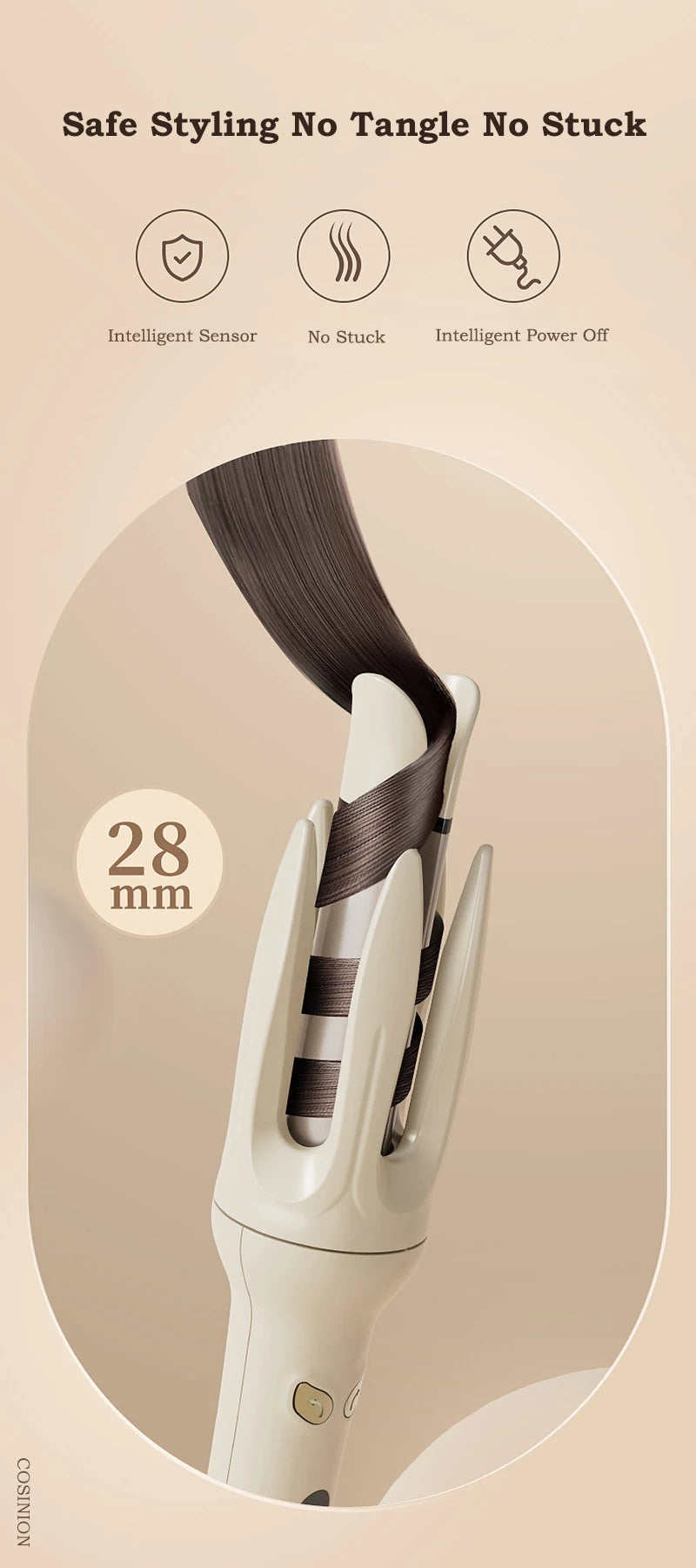 Glamique Automatischer Lockenwickler – Perfekte Locken auf Knopfdruck! ✨