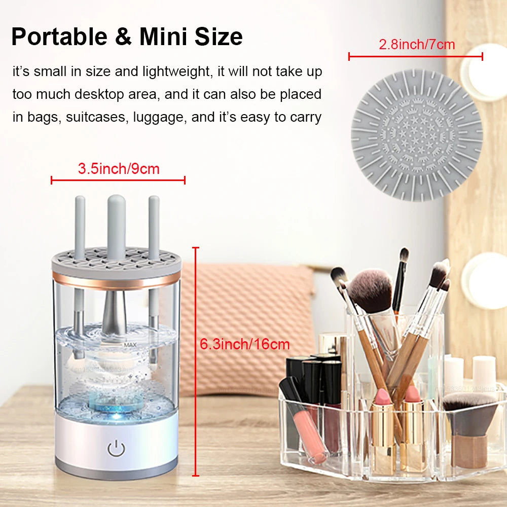 Automatischer Make-up-Pinselreiniger – Saubere Pinsel in Sekunden! ✨💄