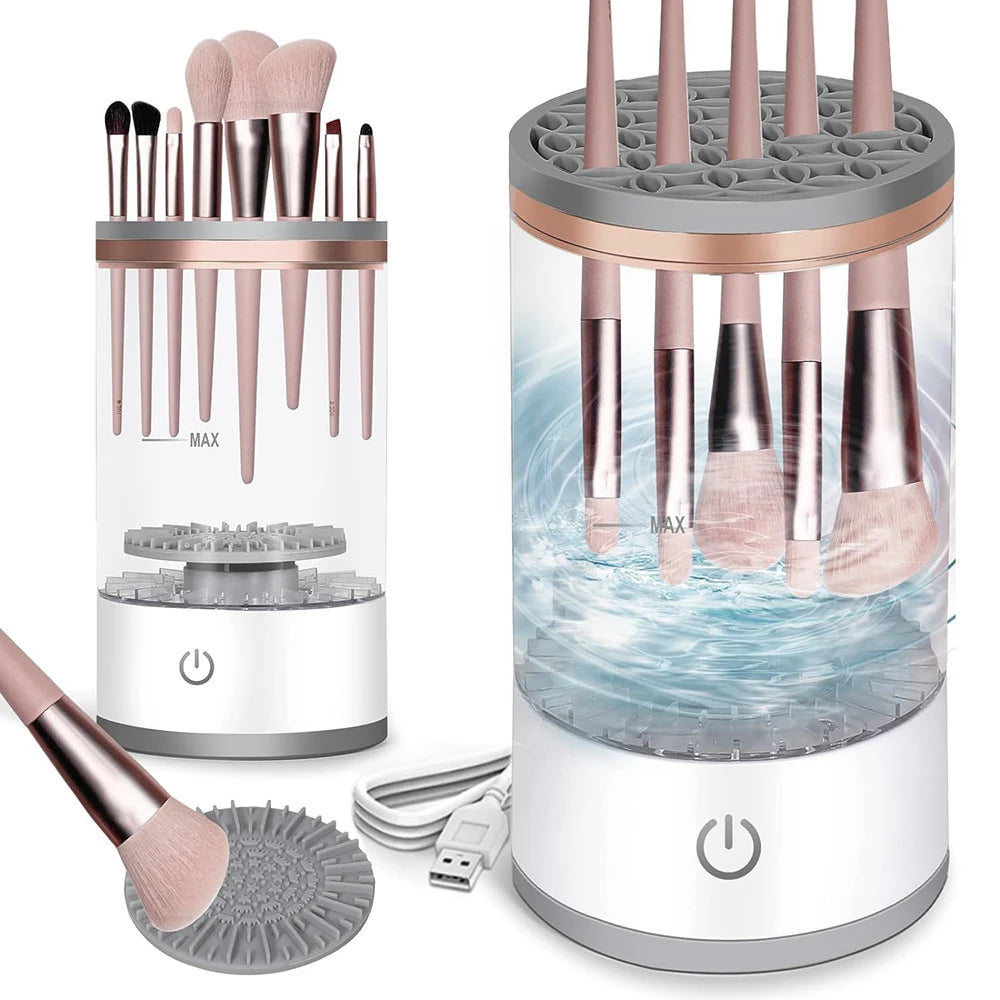Automatischer Make-up-Pinselreiniger – Saubere Pinsel in Sekunden! ✨💄