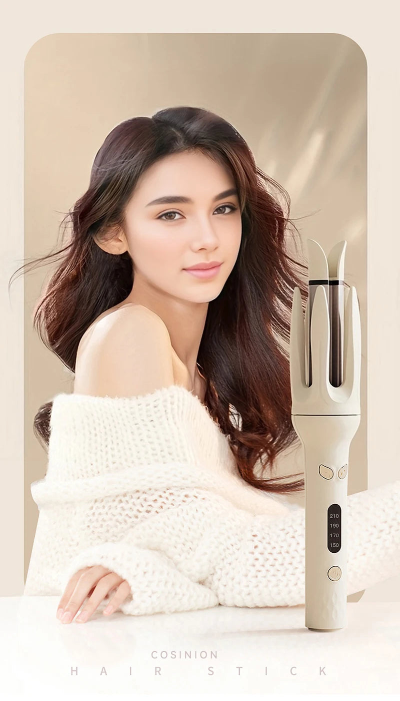 Glamique Automatischer Lockenwickler – Perfekte Locken auf Knopfdruck! ✨