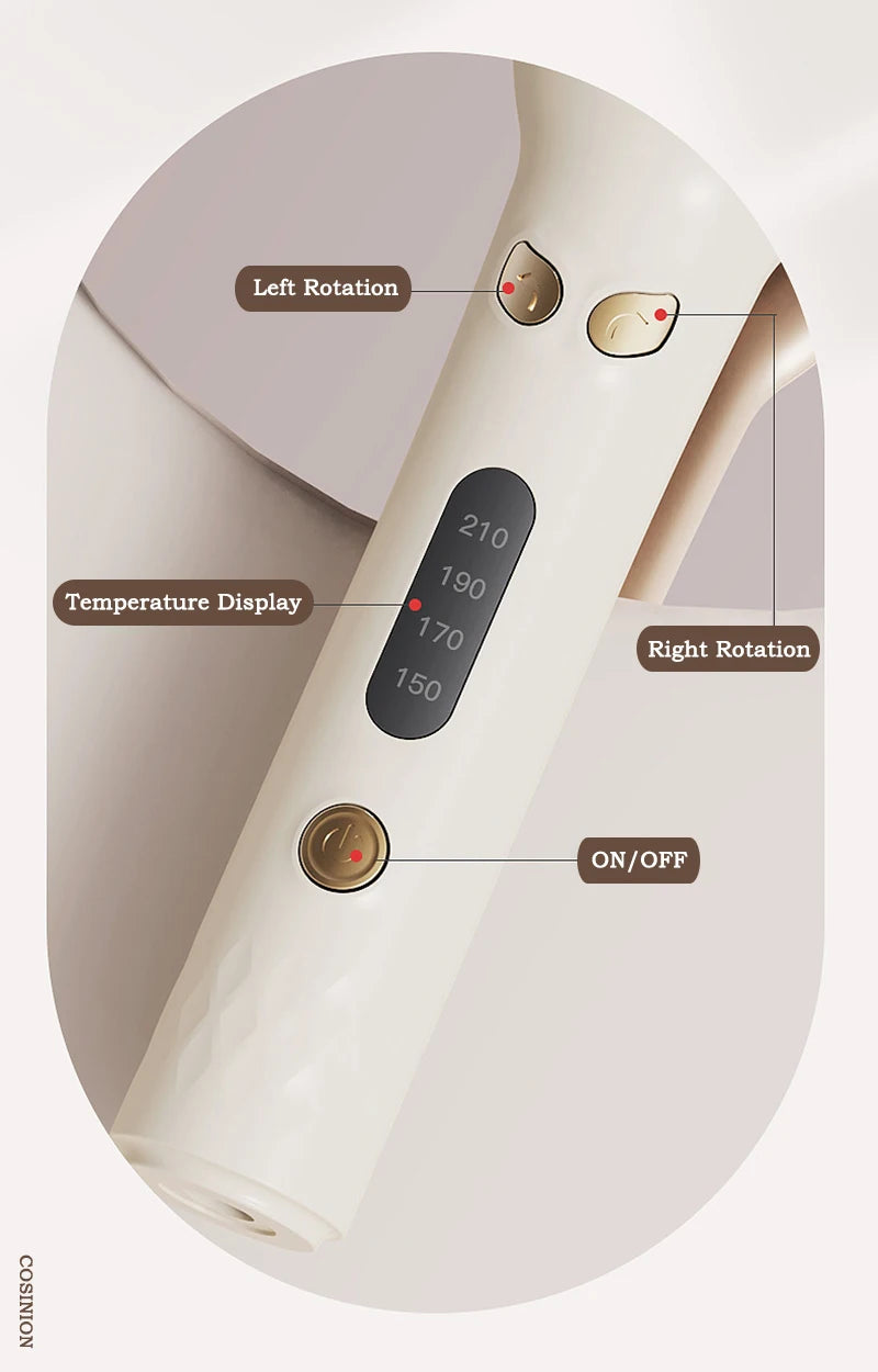 Glamique Automatischer Lockenwickler – Perfekte Locken auf Knopfdruck! ✨