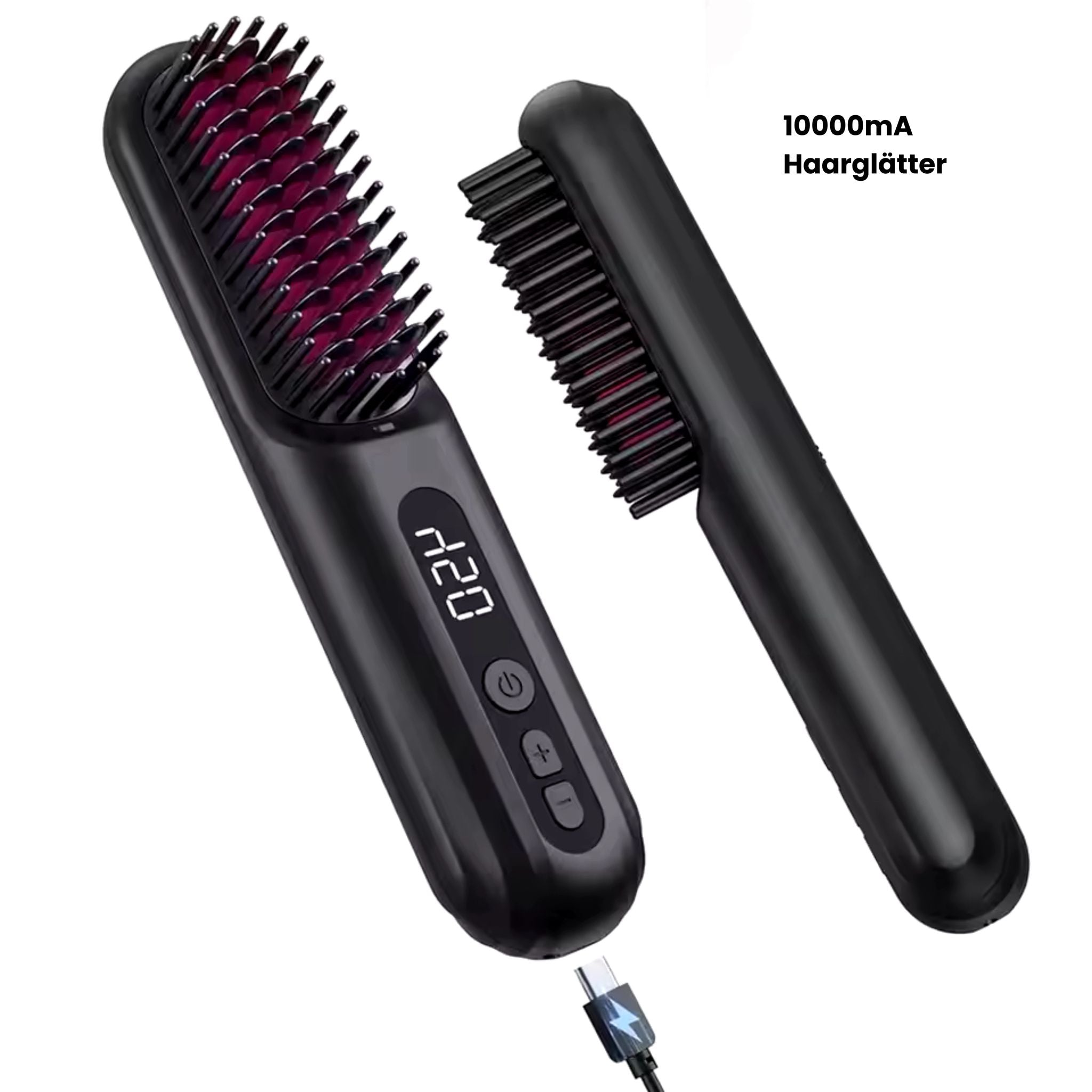 Kabellose Haarglätterbürste