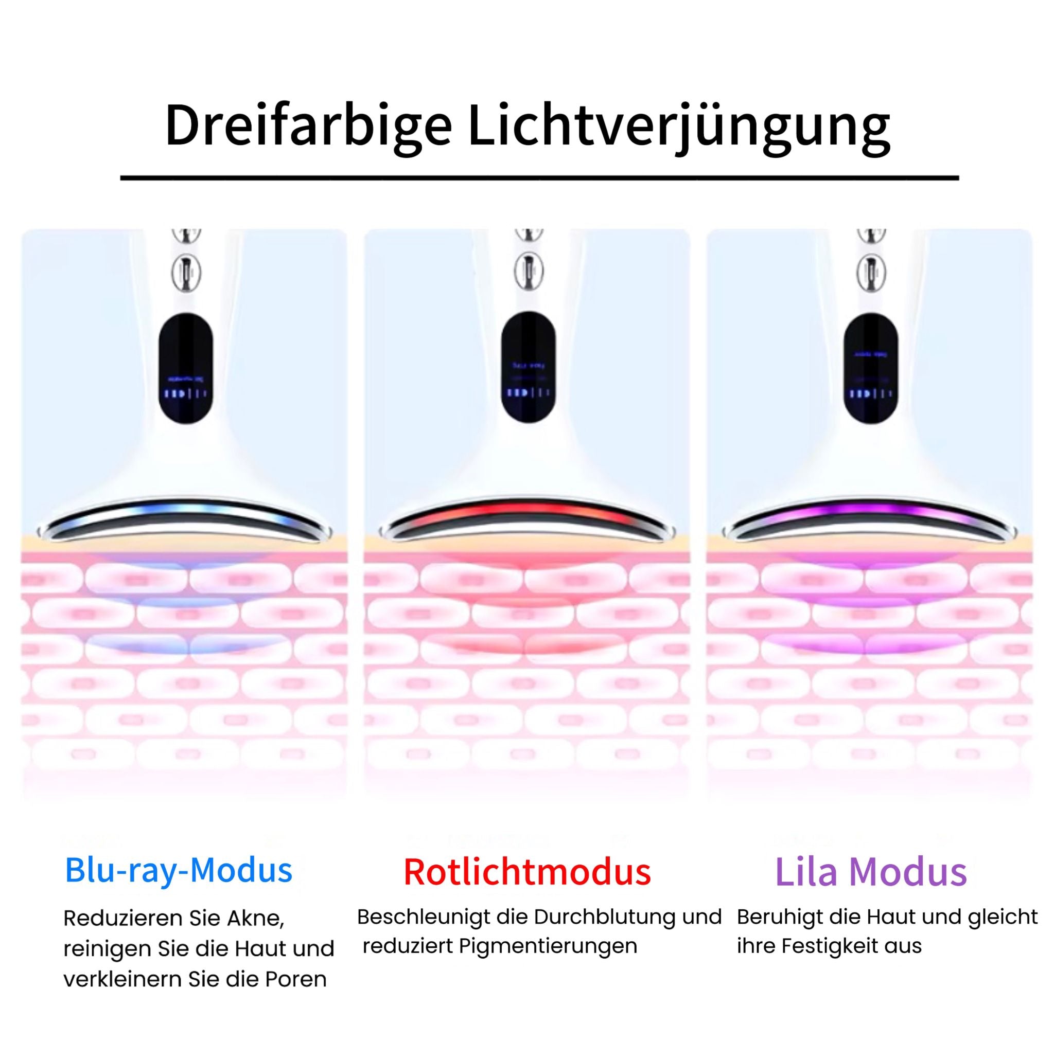 Glamique Lifting & Anti-Aging Pro – EMS Mikrostromgerät für Gesicht und Halsstraffung